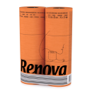 toapapper 6-pack toalettpapper färgat toalettpapper orange